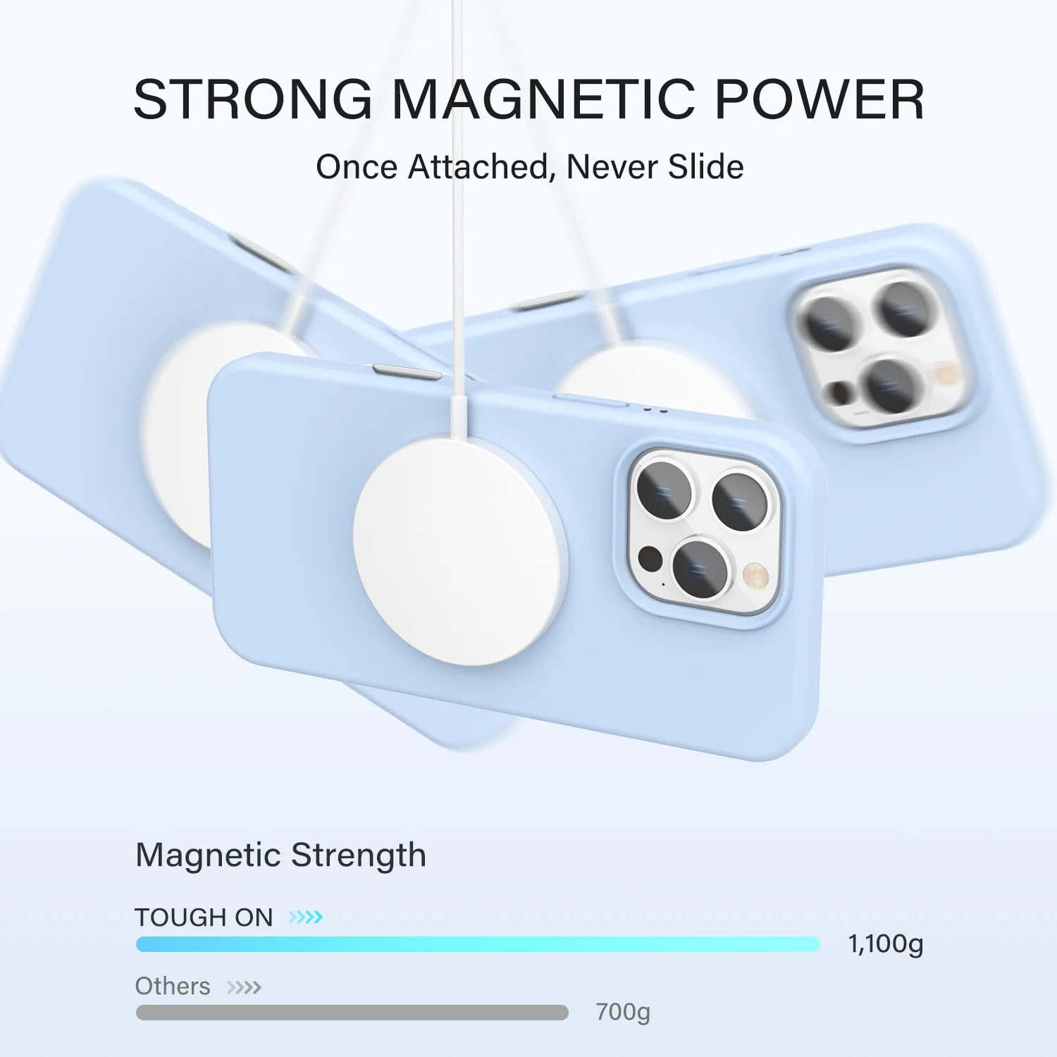 Tough On iPhone 16 Pro Strong Liquid Silicone Case with Magsafe - Image 15