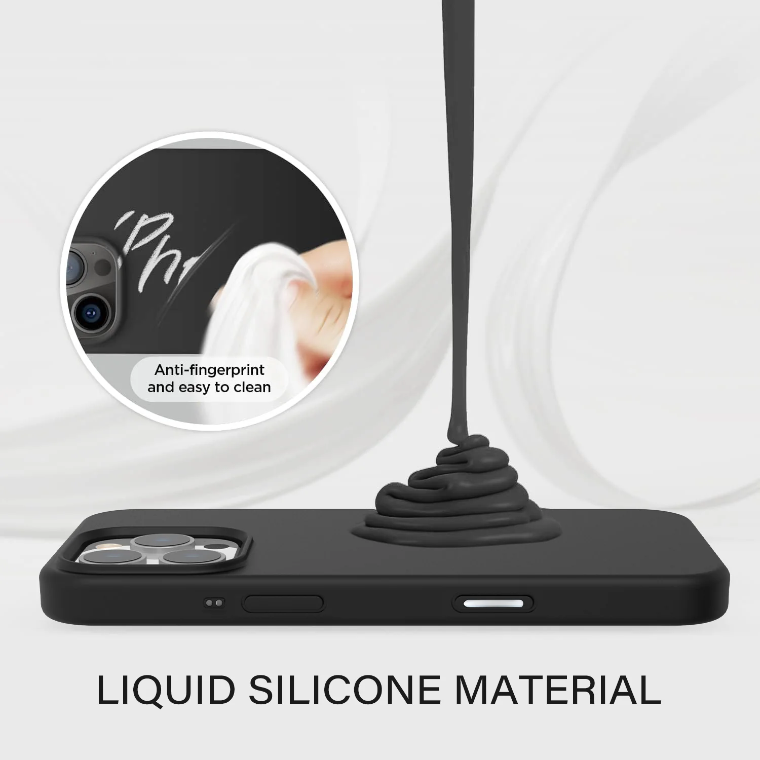 Tough On iPhone 16 Pro Strong Liquid Silicone Case with Magsafe - Image 5