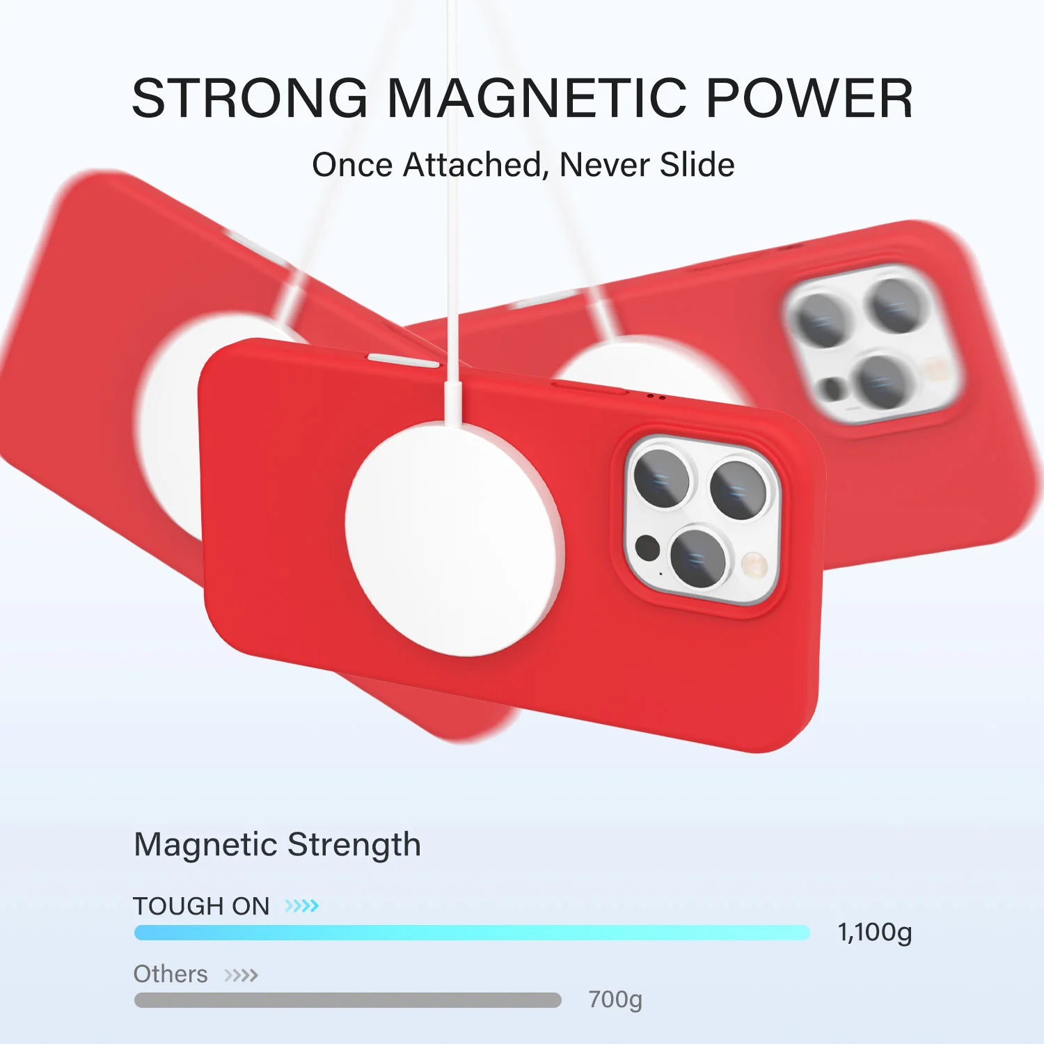 Tough On iPhone 16 Pro Strong Liquid Silicone Case with Magsafe - Image 9