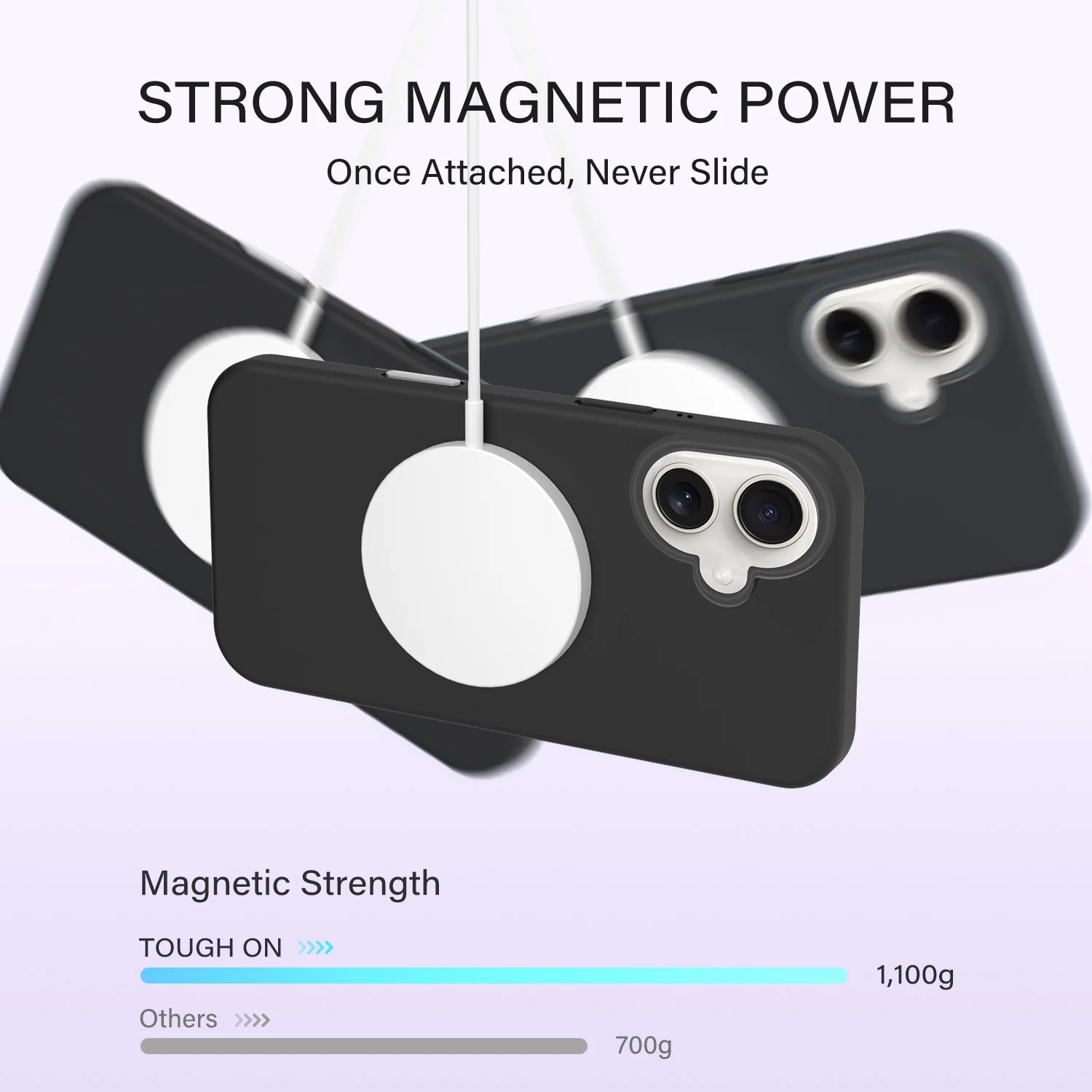 Tough On iPhone 16 Strong Liquid Silicone Case with Magsafe - Image 3