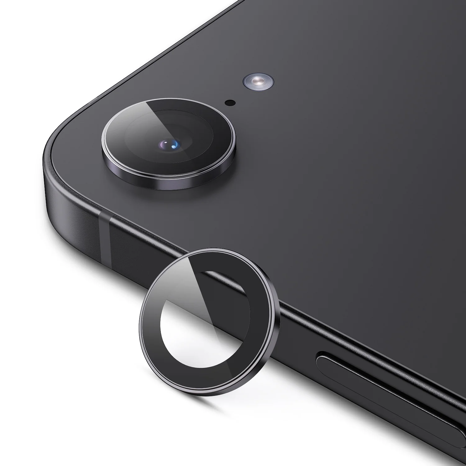 Tough On iPhone 17e / 16e Camera lens Protector Tempered Glass Individual Ring