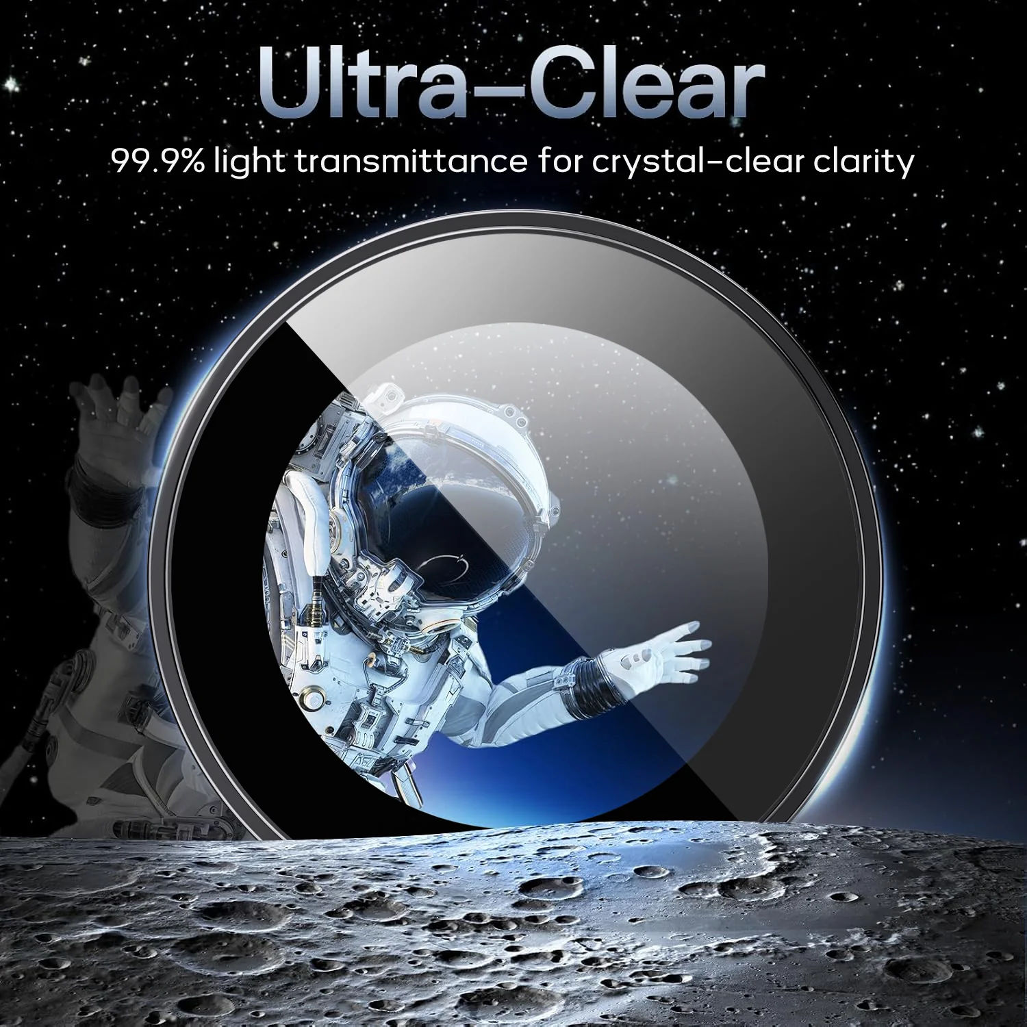 Tough On iPhone 17e / 16e Camera lens Protector Tempered Glass Individual Ring - Image 5