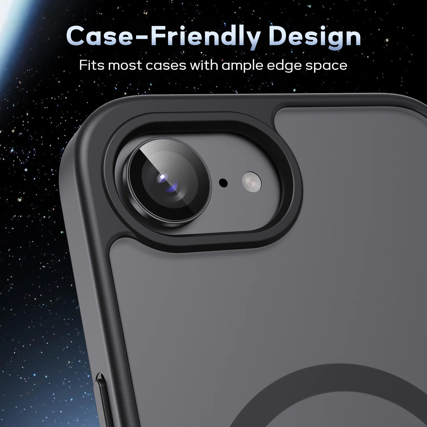 Tough On iPhone 17e / 16e Camera lens Protector Tempered Glass Individual Ring - Image 6