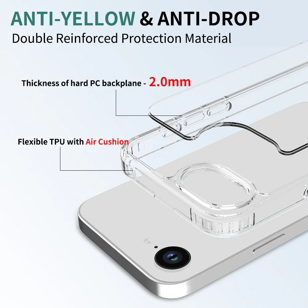 Tough On iPhone 17e / 16e Case Clear Air - Image 6
