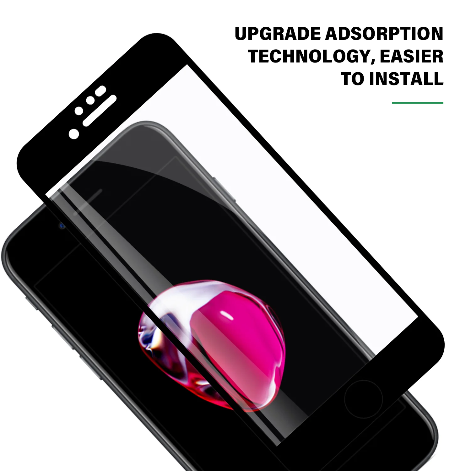 Tough on iPhone SE 2022 & 2020/ iPhone 7 & 8 & 6 Tempered Glass Screen Protector - Image 4