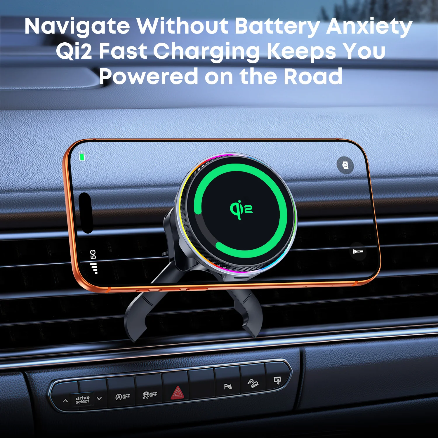 Tough On MagCool Qi2 Wireless Car Charger with Active Cooling - Image 9