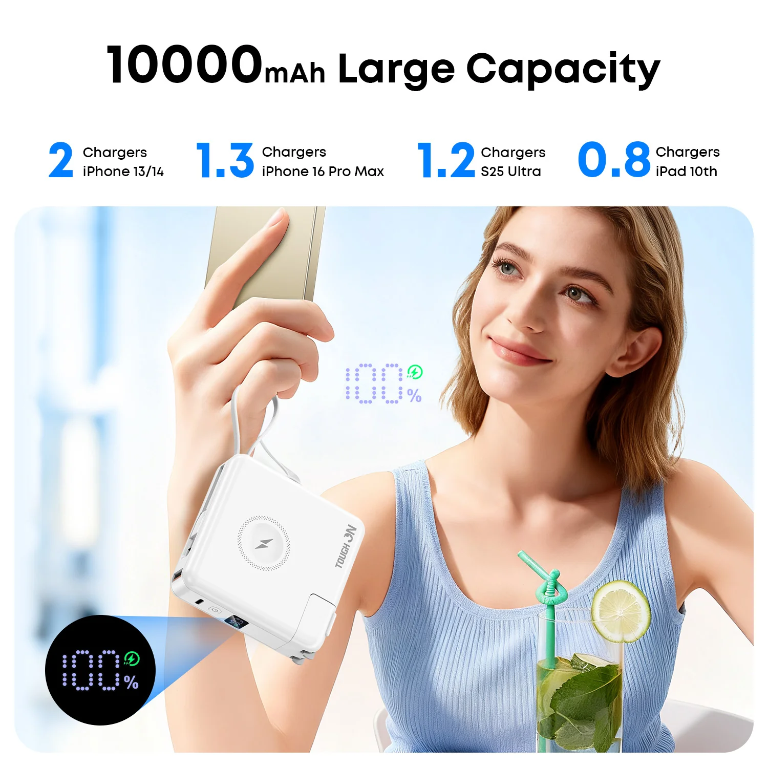Tough On MagGo 5-in-1 Universal Travel Power Bank 10000mAh - Image 4