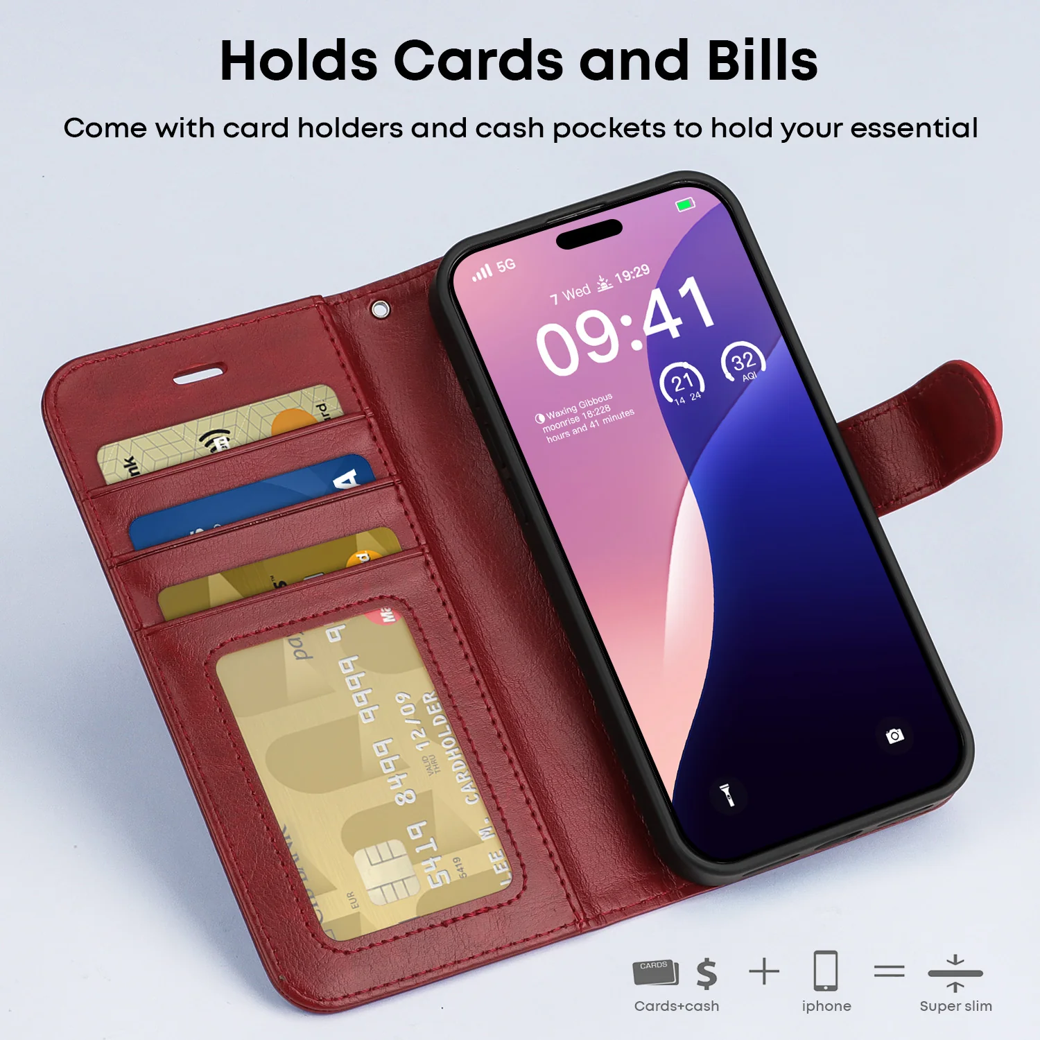 Tough On Magnetic Detachable Leather Case for iPhone 17 Series - Image 10