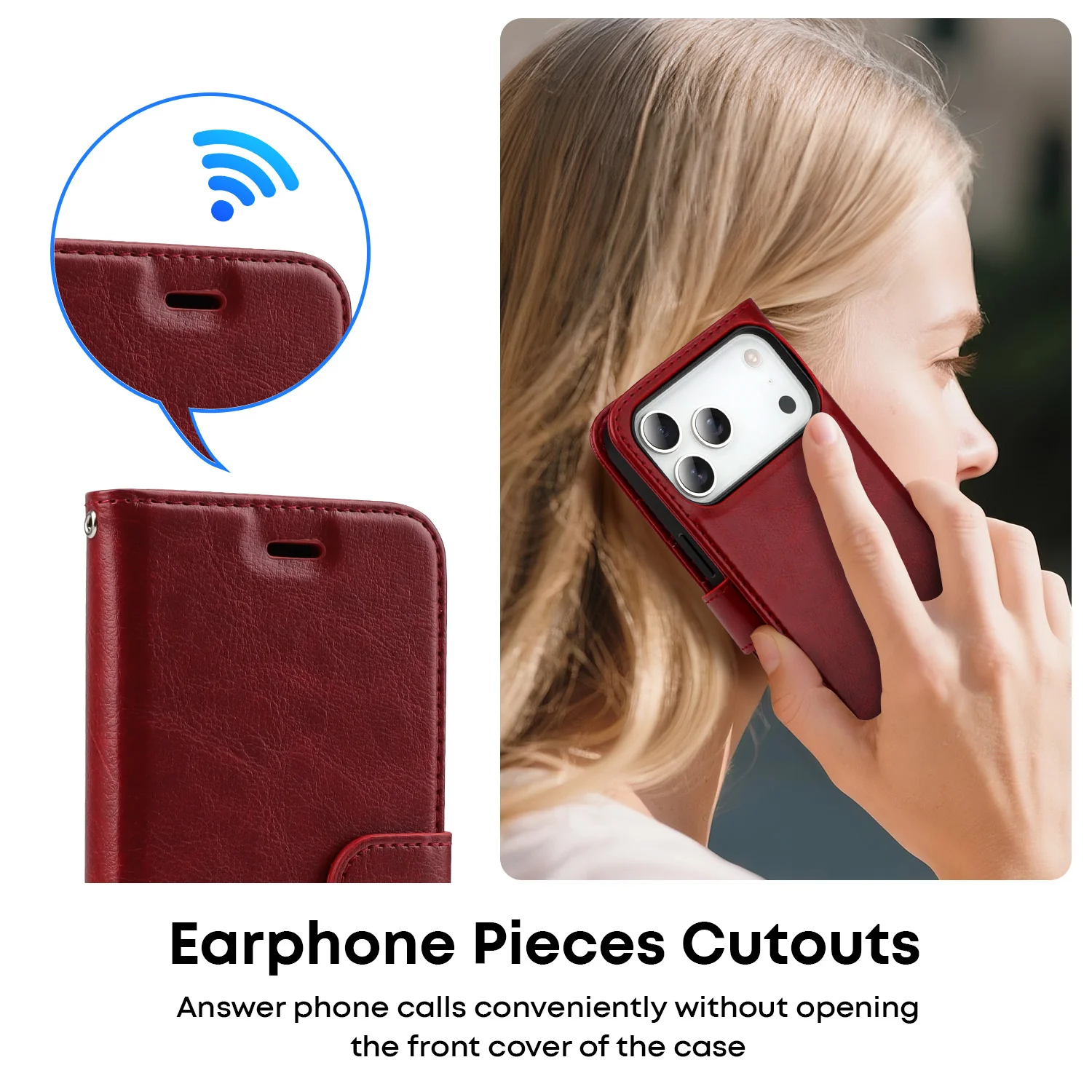 Tough On Magnetic Detachable Leather Case for iPhone 17 Series - Image 15