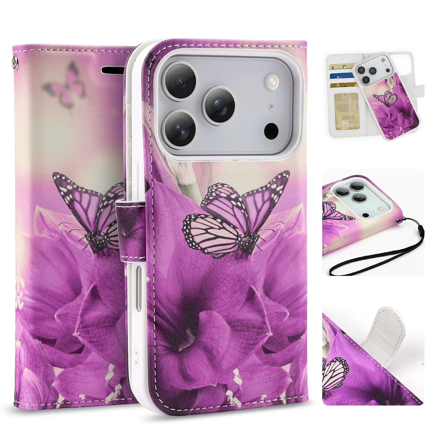 Tough On Magnetic Detachable Leather Case for iPhone 17 Series - Image 17