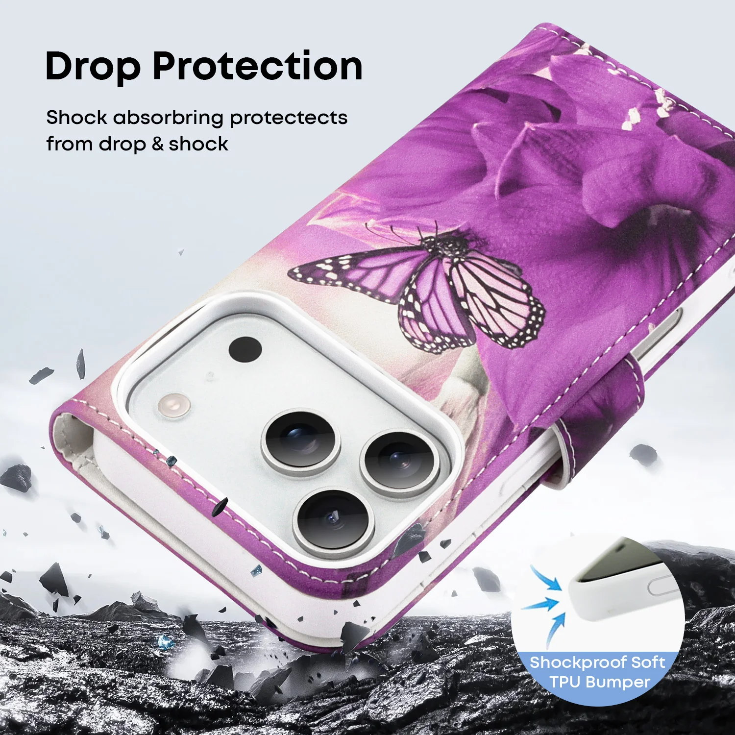 Tough On Magnetic Detachable Leather Case for iPhone 17 Series - Image 21