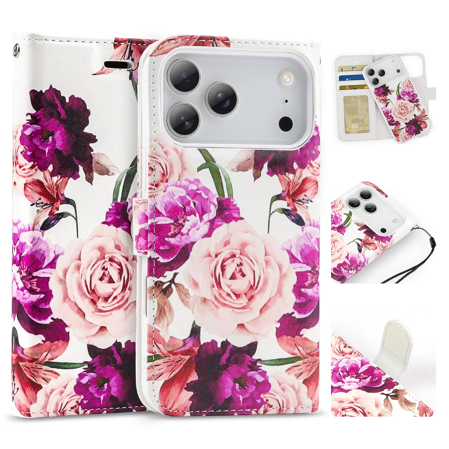 Tough On Magnetic Detachable Leather Case for iPhone 17 Series - Image 25