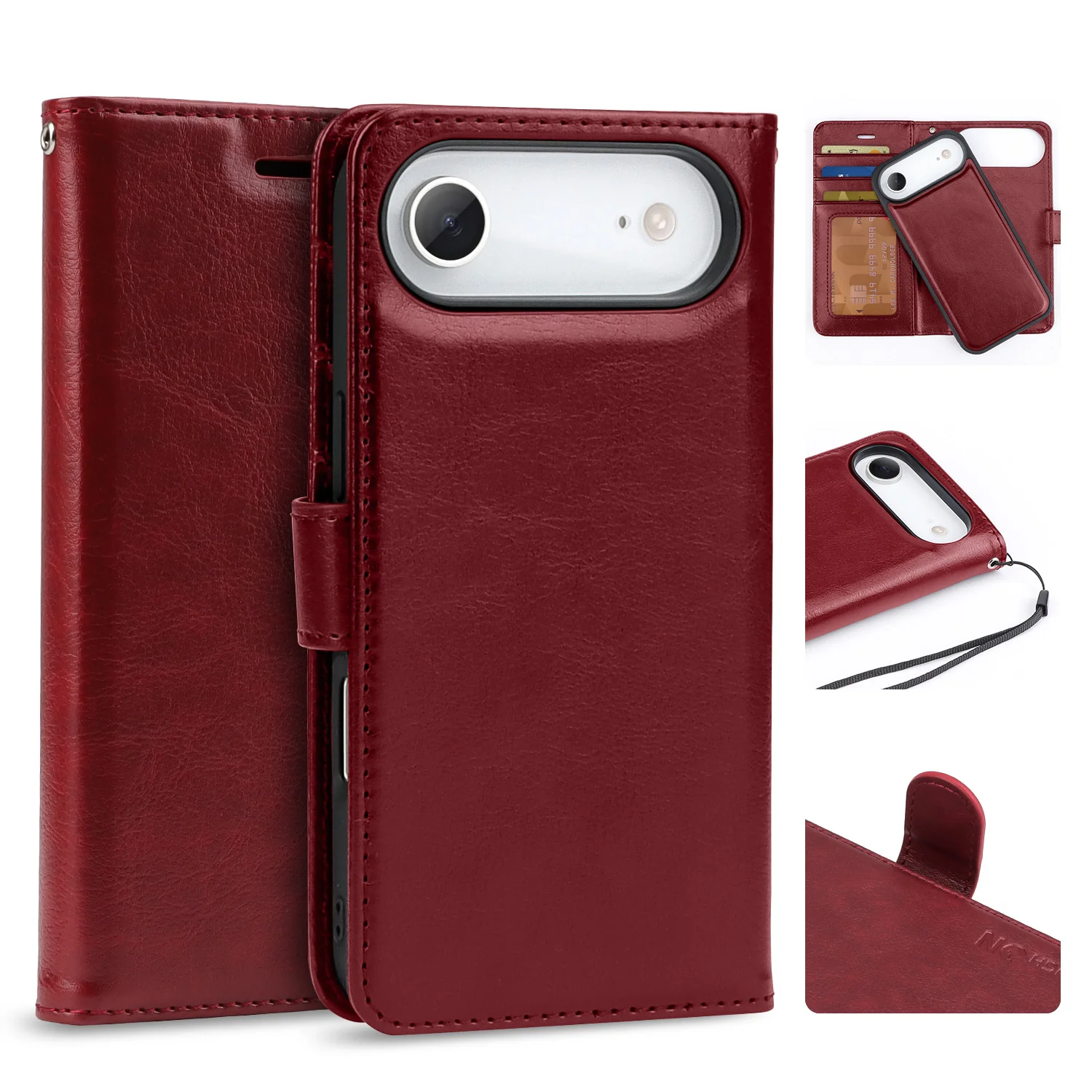 Tough On Magnetic Detachable Leather Case for iPhone 17 Series - Image 34