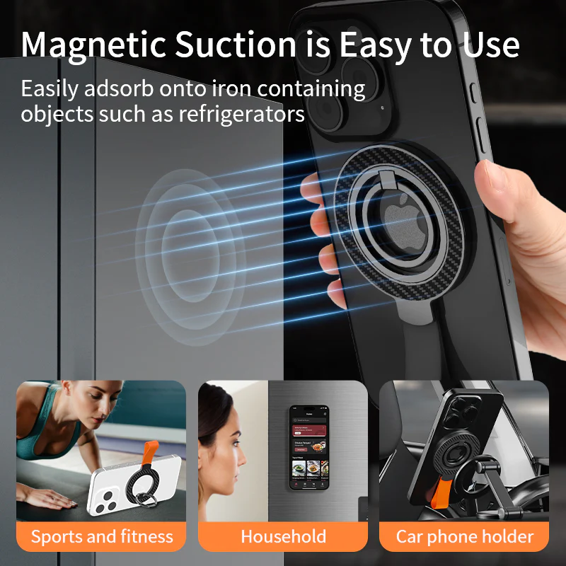 Tough On Magnetic Phone Grip Holder with Kickstand - Image 4