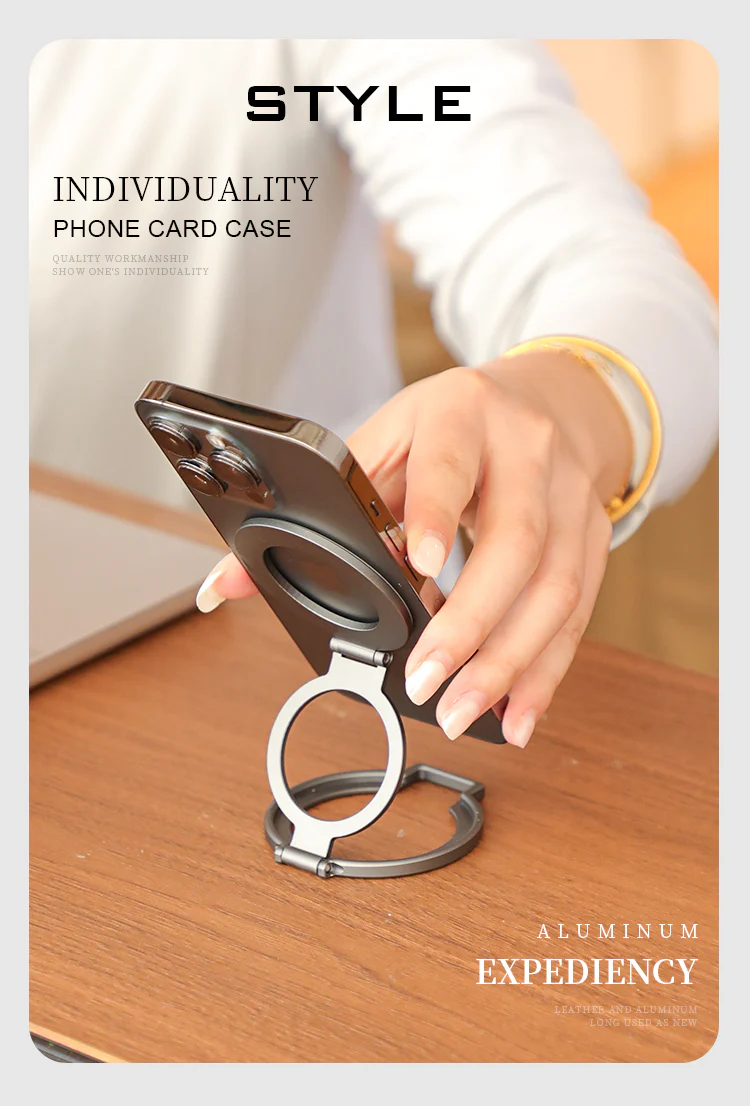 Tough On MagStand Foldable Magnetic Phone Grip with Kickstand - Image 3