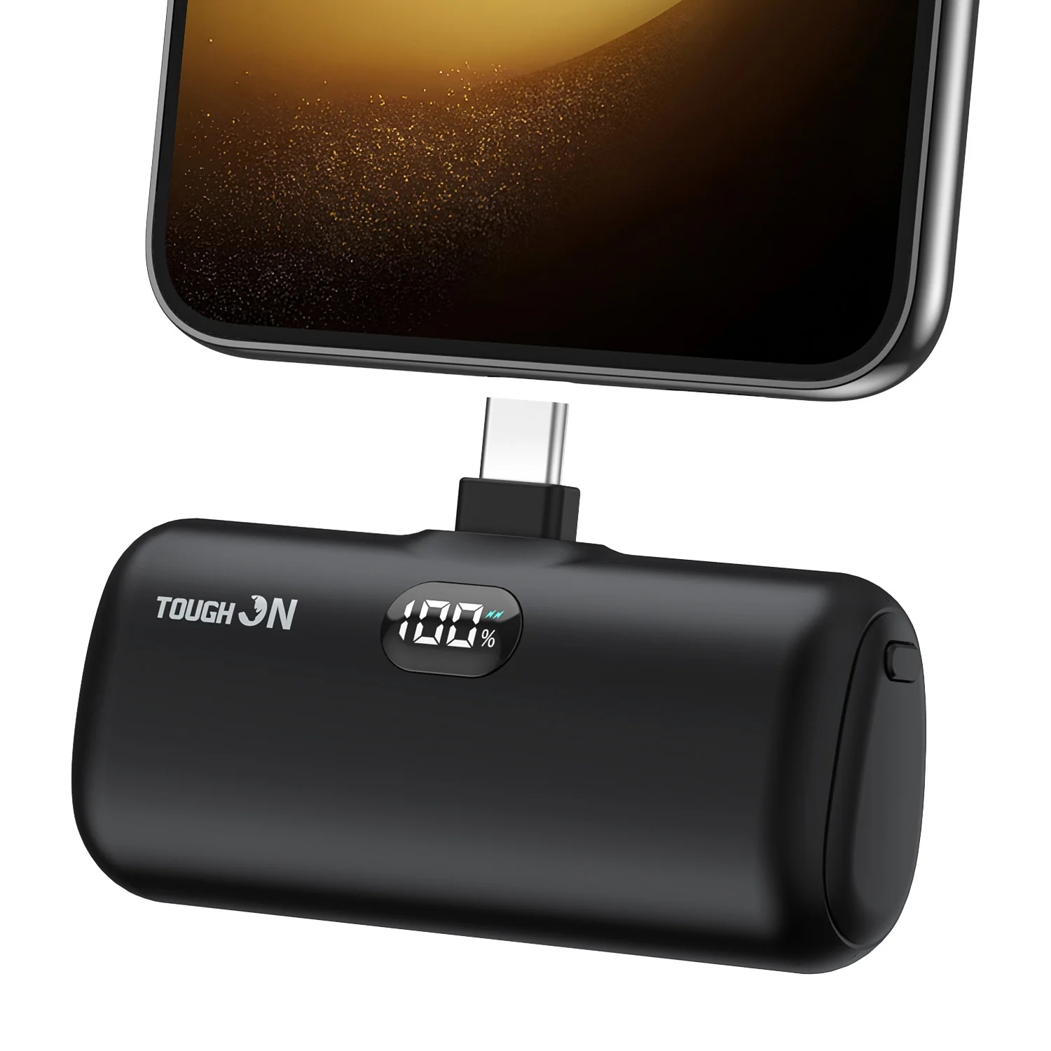 Tough On Mini Portable Charger 5000mAh Power Bank USB C Charging for Samsung Android iPhone 15 / 16 / 17 Series