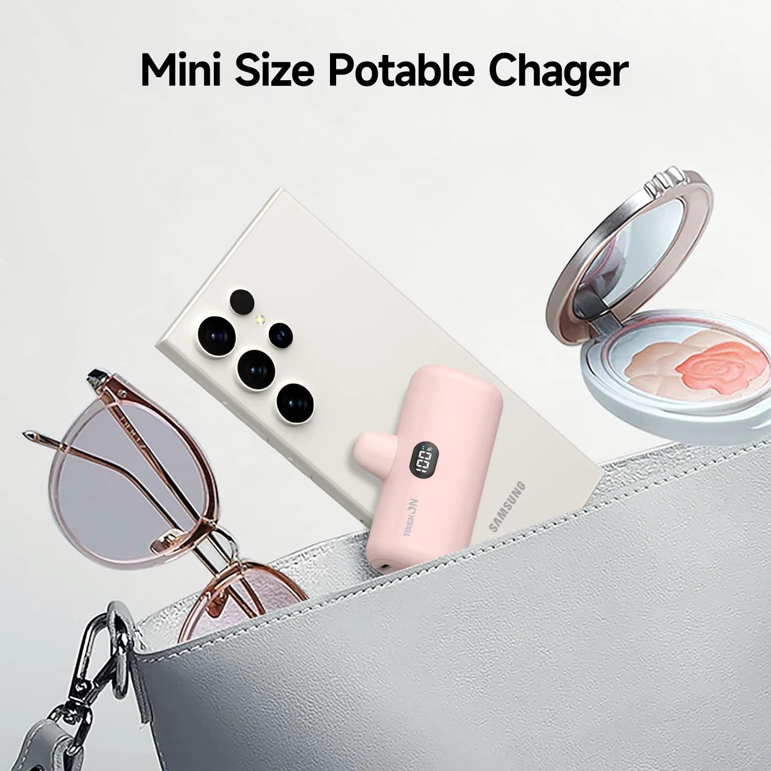 Tough On Mini Portable Charger 5000mAh Power Bank USB C Charging for Samsung Android iPhone 15 / 16 / 17 Series - Image 15