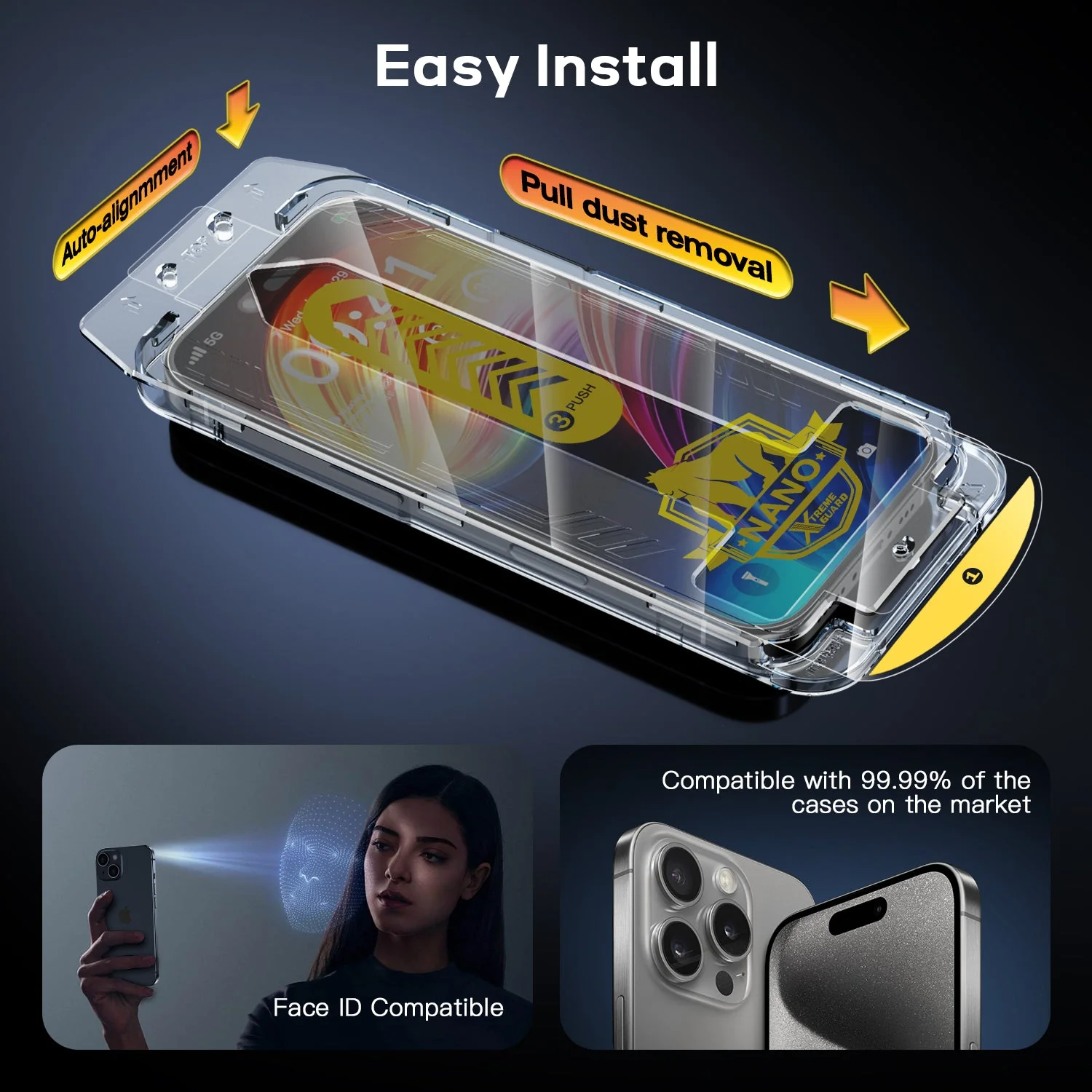 Tough On Privacy Nano Glass Screen Protector for iPhone - Image 12