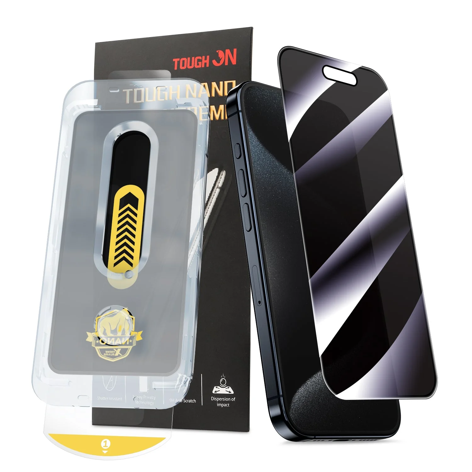 Tough On Privacy Nano Glass Screen Protector for iPhone - Image 17