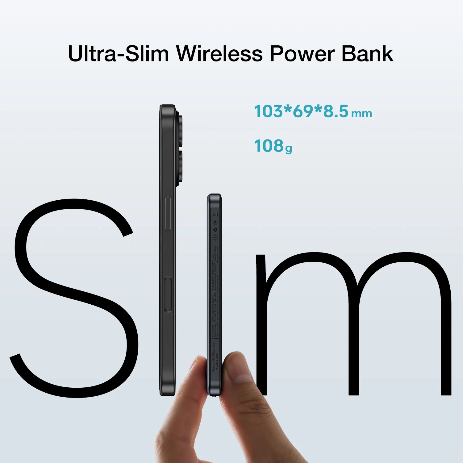 Tough On 5000mAh Ultra Slim Magnetic Power Bank - Image 2