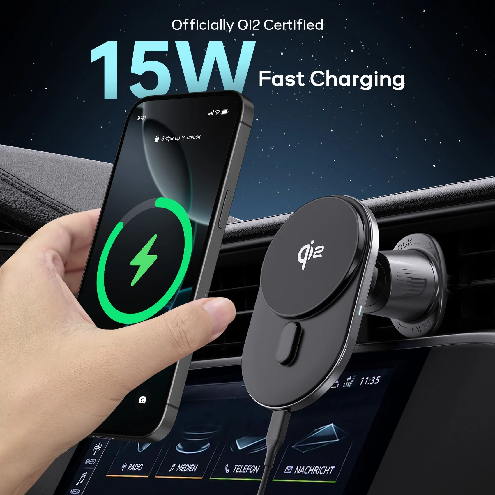 Tough On Qi2 Wireless Car Charger and 65W PD 3.0 Car Charger - Image 2
