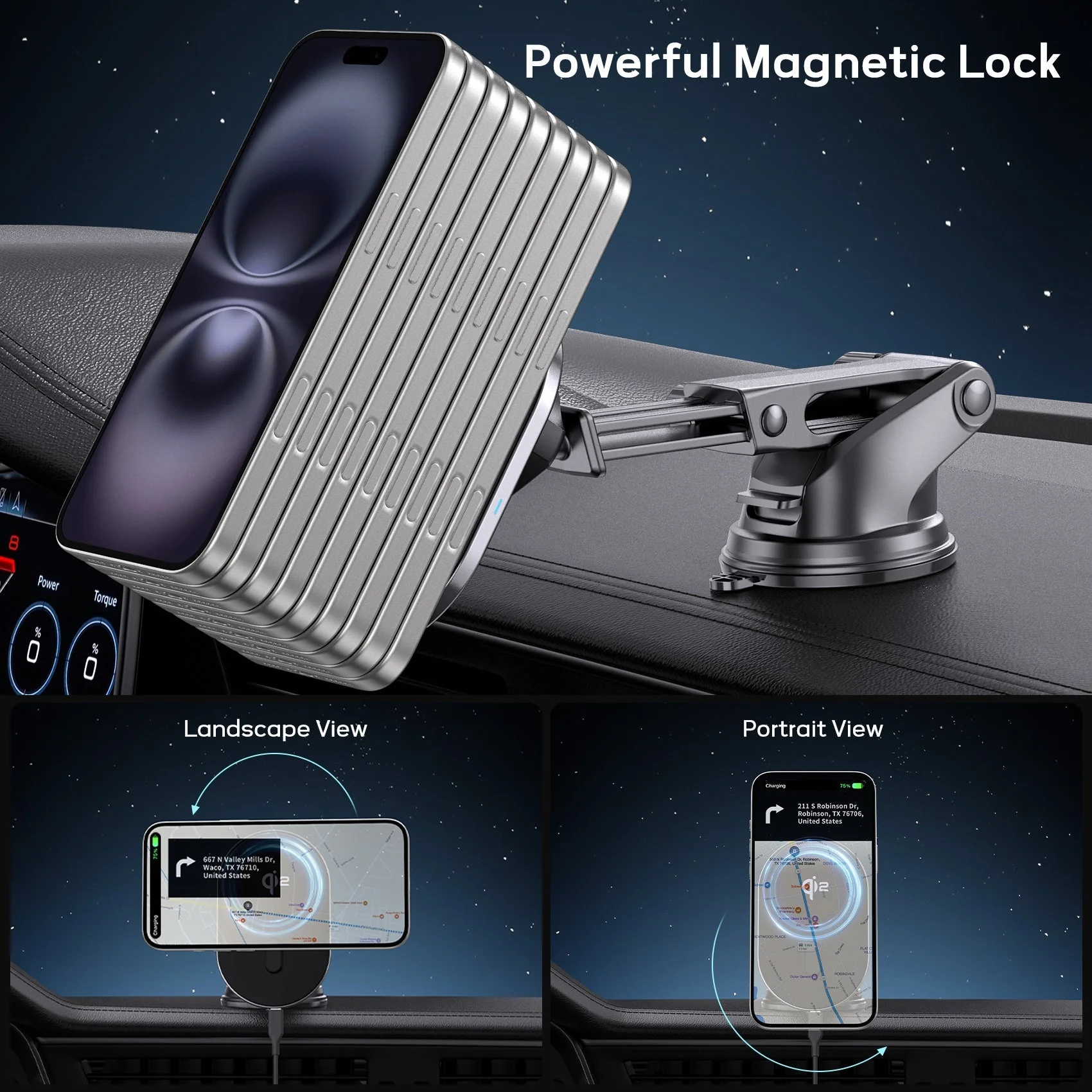 Tough On Qi2 Wireless Car Charger and 65W PD 3.0 Car Charger - Image 3