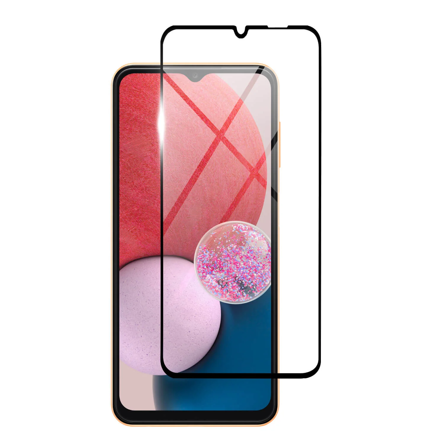 Tough On Samsung Galaxy A12/A13 5G/A32 5G/A04s 2.5D Tempered Glass Screen Protector Black