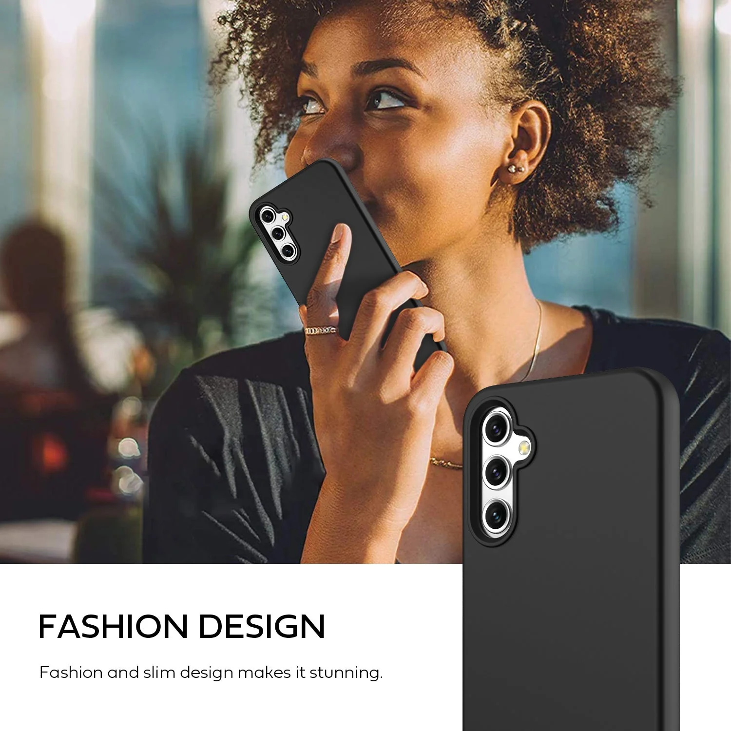 Tough On Samsung Galaxy A14 5G Silicone Case Black - Image 8