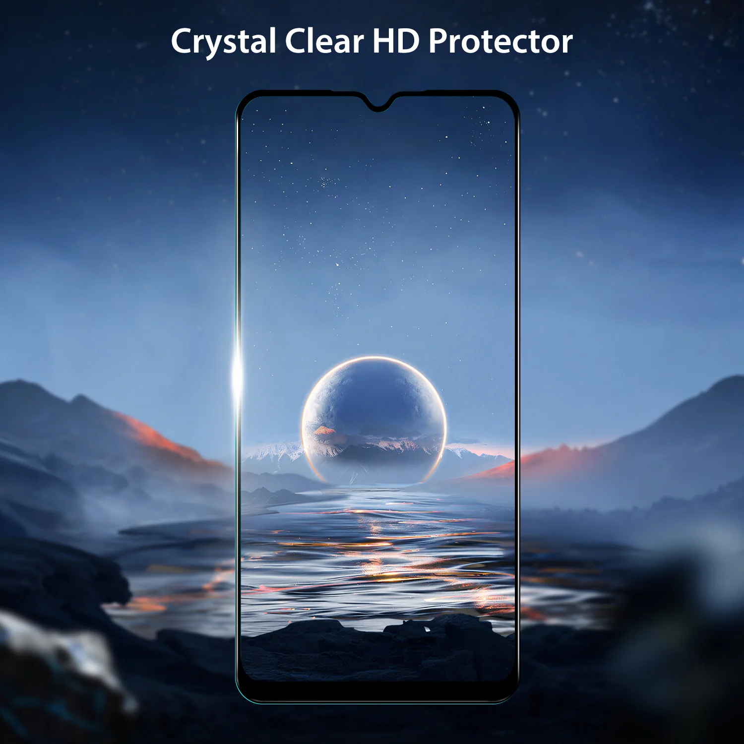 Tough On Samsung Galaxy A15 5G 2.5D Tempered Glass Screen Protector Black - Image 8