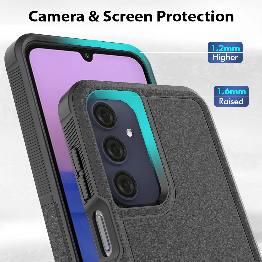 Tough On Samsung Galaxy A16 Case Tough Armor Black - Image 3