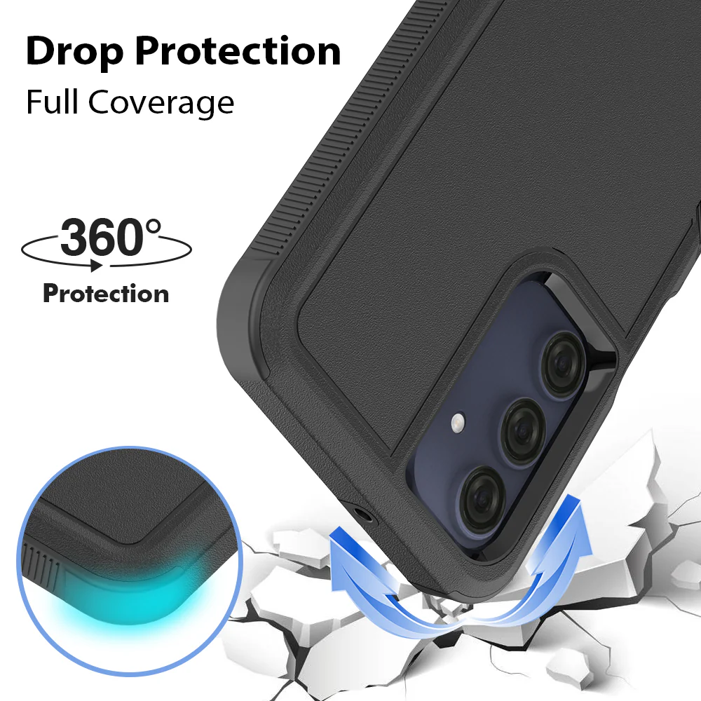 Tough On Samsung Galaxy A16 Case Tough Armor Black - Image 4