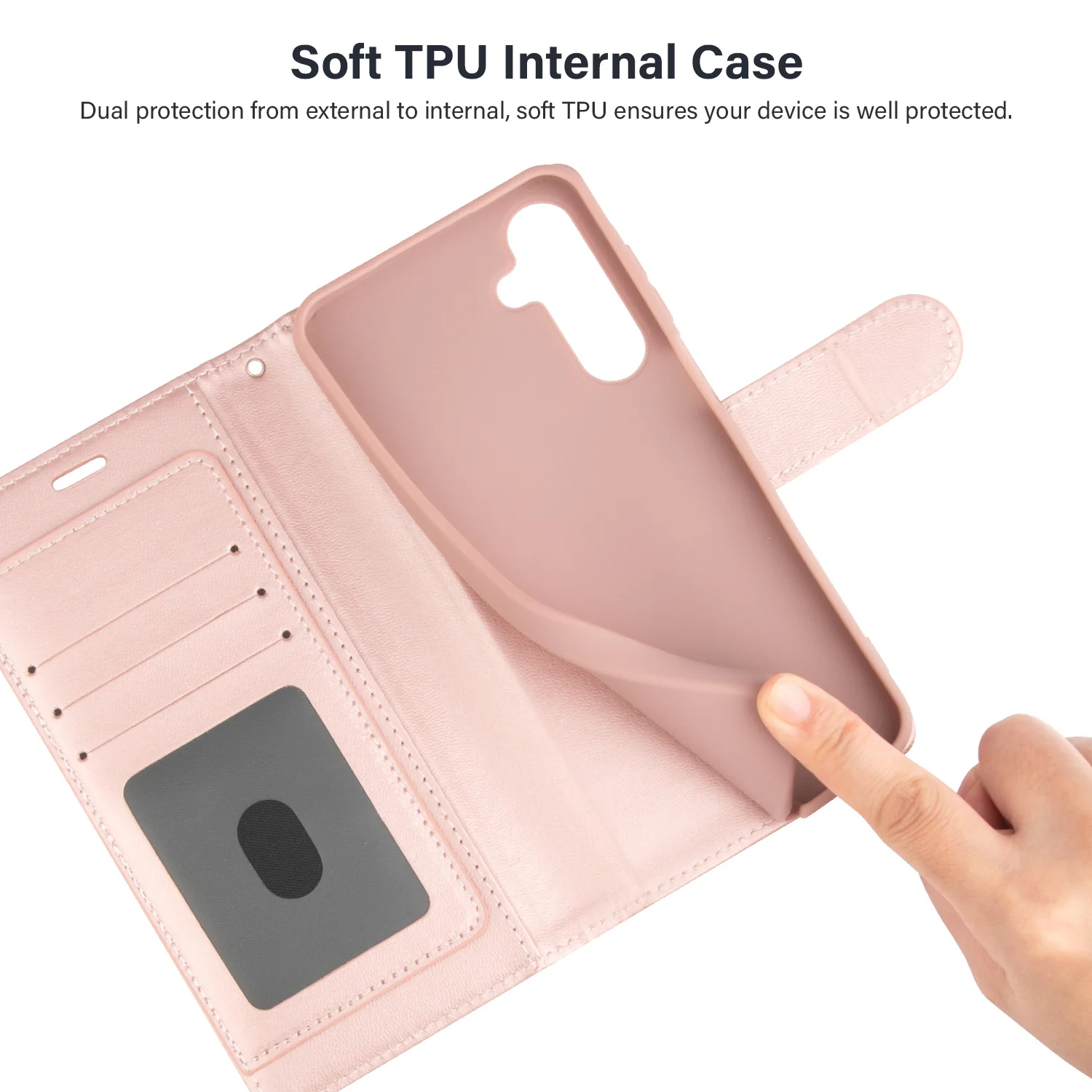 Tough On Samsung Galaxy A17/A16 Case Wallet Leather Cover - Image 11