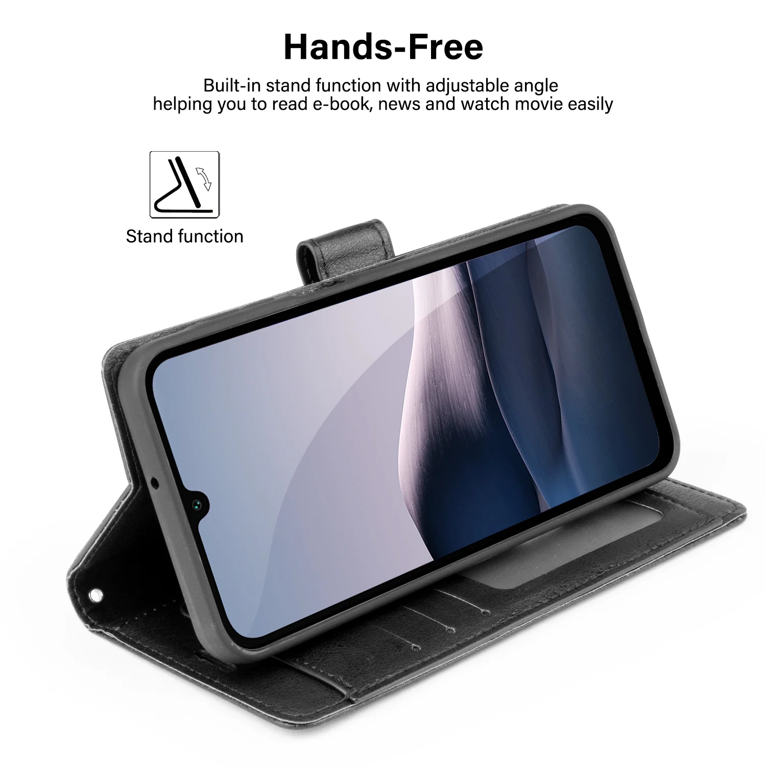 Tough On Samsung Galaxy A17/A16 Case Wallet Leather Cover - Image 2