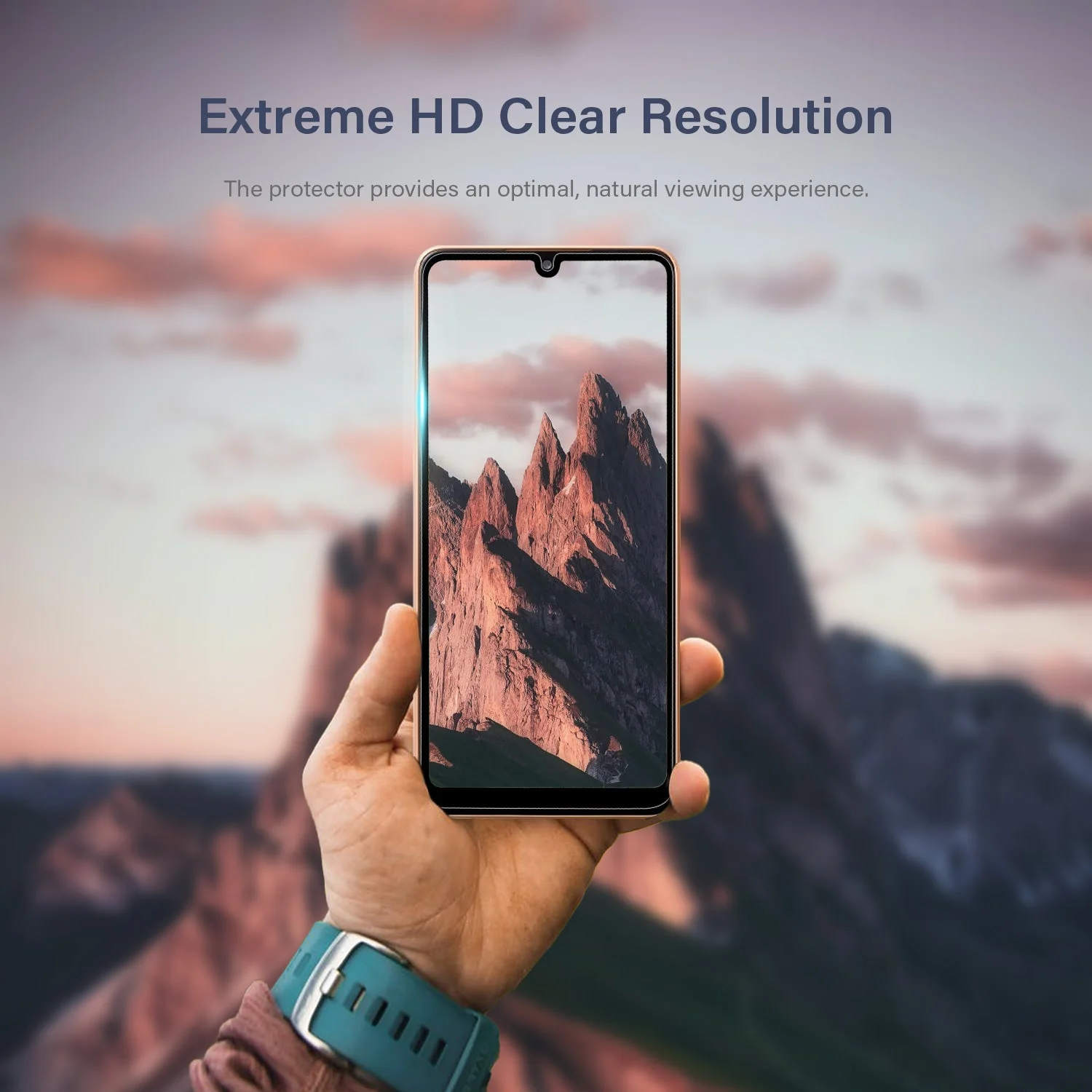 Tough On Samsung Galaxy A34 Tempered Glass Screen Protector Black - Image 7