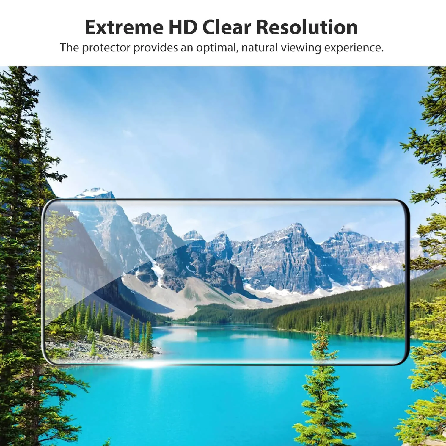 Tough on Samsung Galaxy A53 / A52s /A52 Tempered Glass Screen Protector Black - Image 6