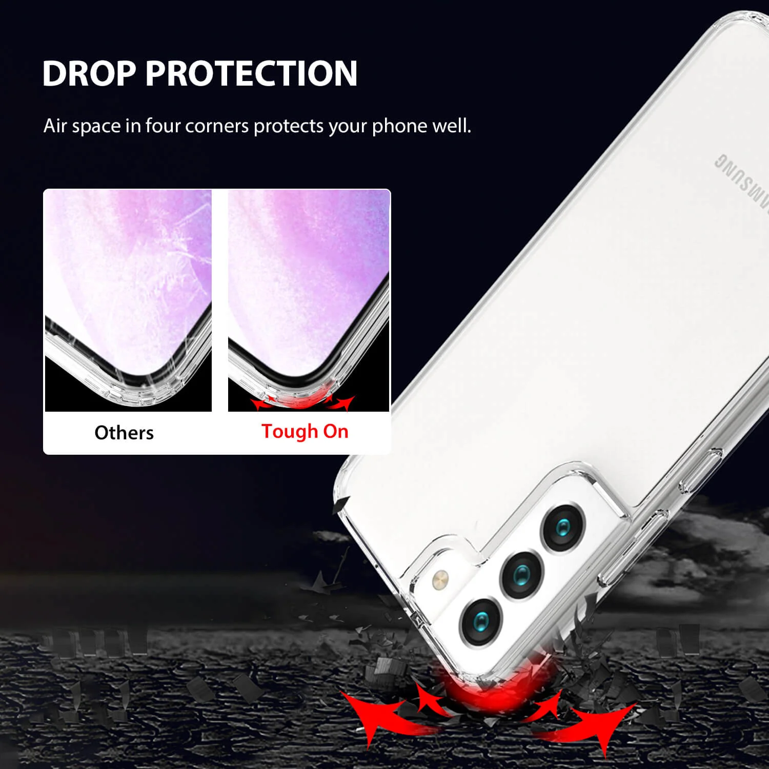 Tough On Samsung Galaxy S21 FE 5G Case Air Clear - Image 3