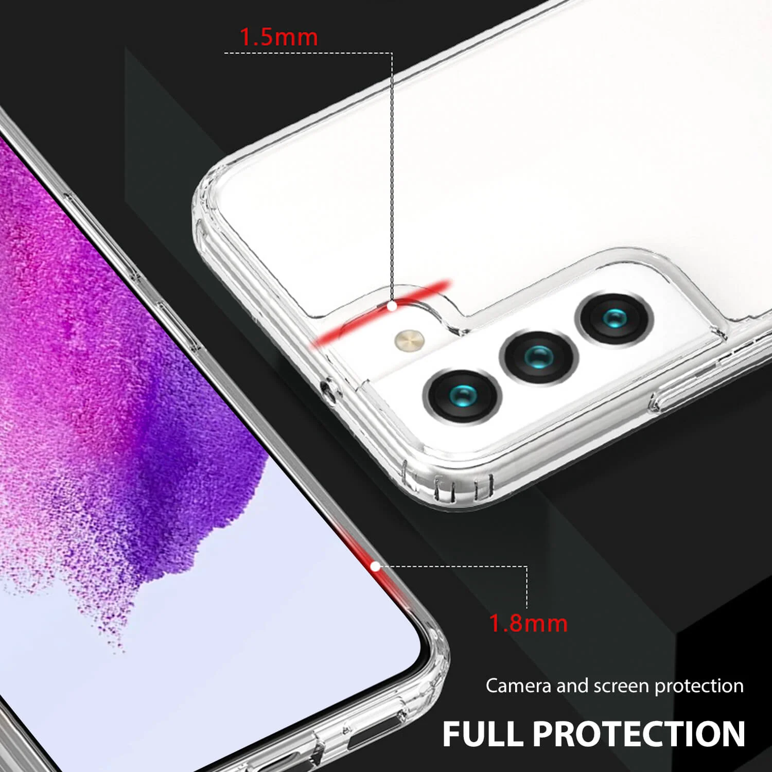 Tough On Samsung Galaxy S21 FE 5G Case Air Clear - Image 4