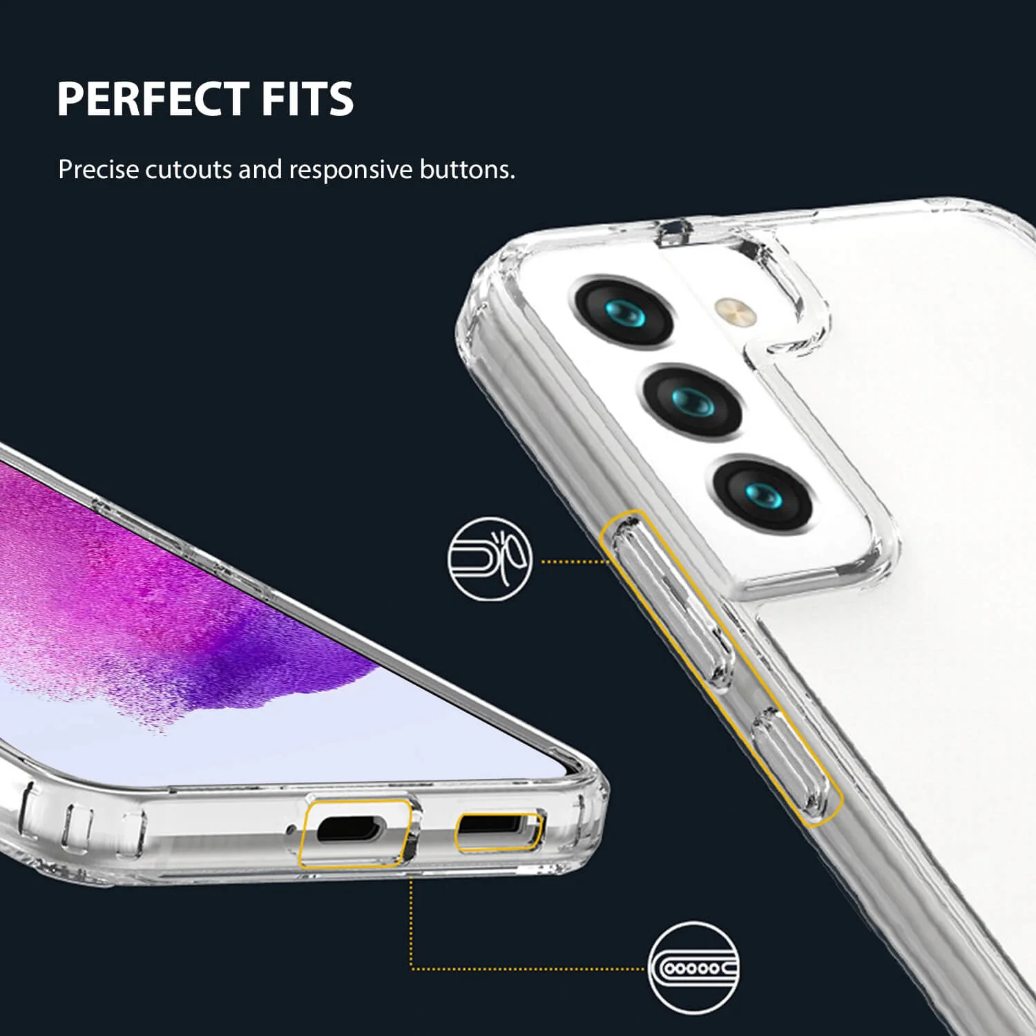 Tough On Samsung Galaxy S21 FE 5G Case Air Clear - Image 5
