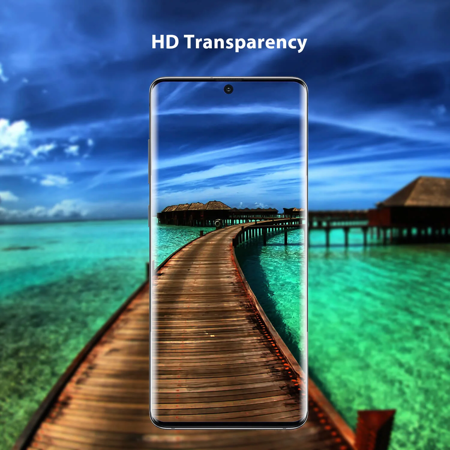 Tough On Samsung Galaxy S21 Ultra 5G Tempered Glass Screen Protector Black - Image 3