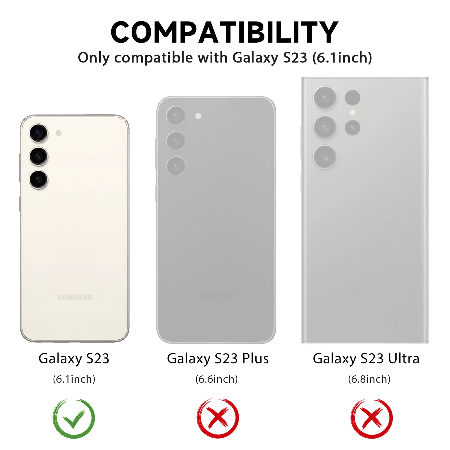 Tough On Samsung Galaxy S23 Clear Case Protector - Image 7