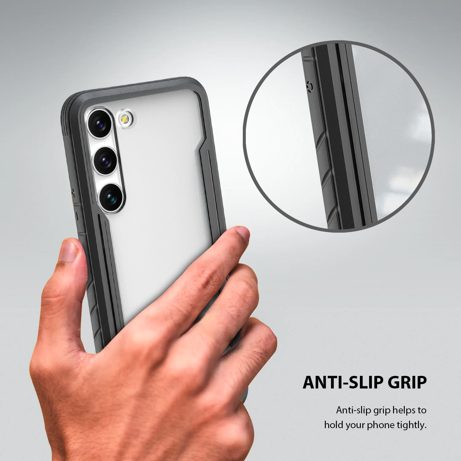 Tough On Samsung Galaxy S23 Plus 5G Case Iron Shield Black - Image 7