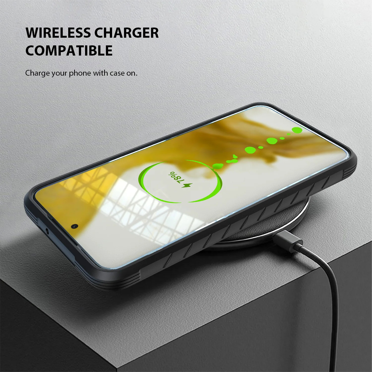 Tough On Samsung Galaxy S23 Plus 5G Case Iron Shield Carbon Fiber - Image 5