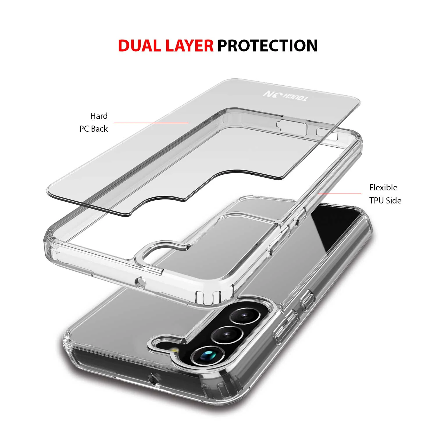 Tough On Samsung Galaxy S23 Plus Case Clear Air - Image 5