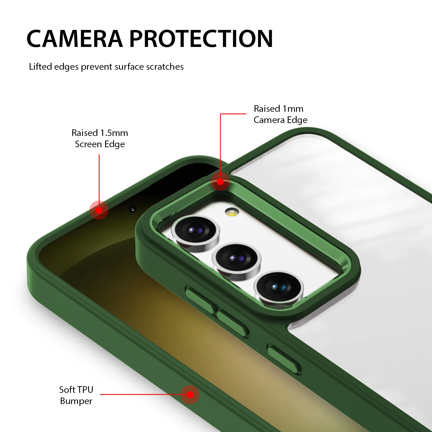 Tough On Samsung Galaxy S23 Plus Clear Case Protector - Image 3