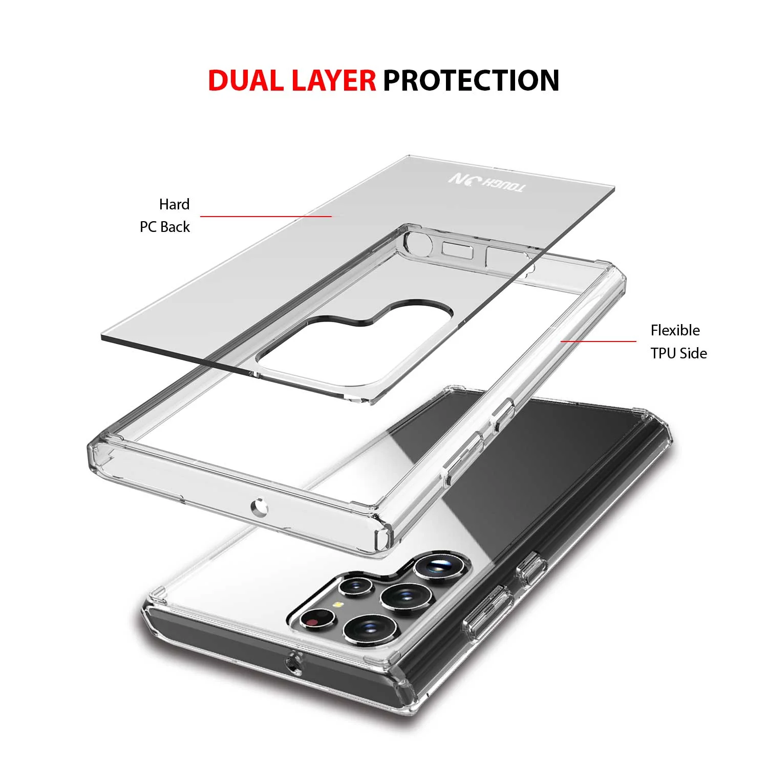 Tough On Samsung Galaxy S23 Ultra Case Clear Air - Image 5