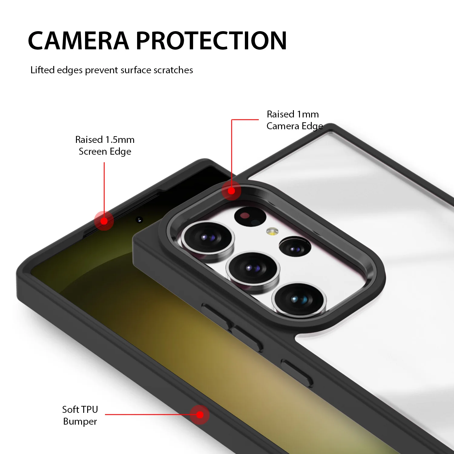 Tough On Samsung Galaxy S23 Ultra Clear Case Protector - Image 4