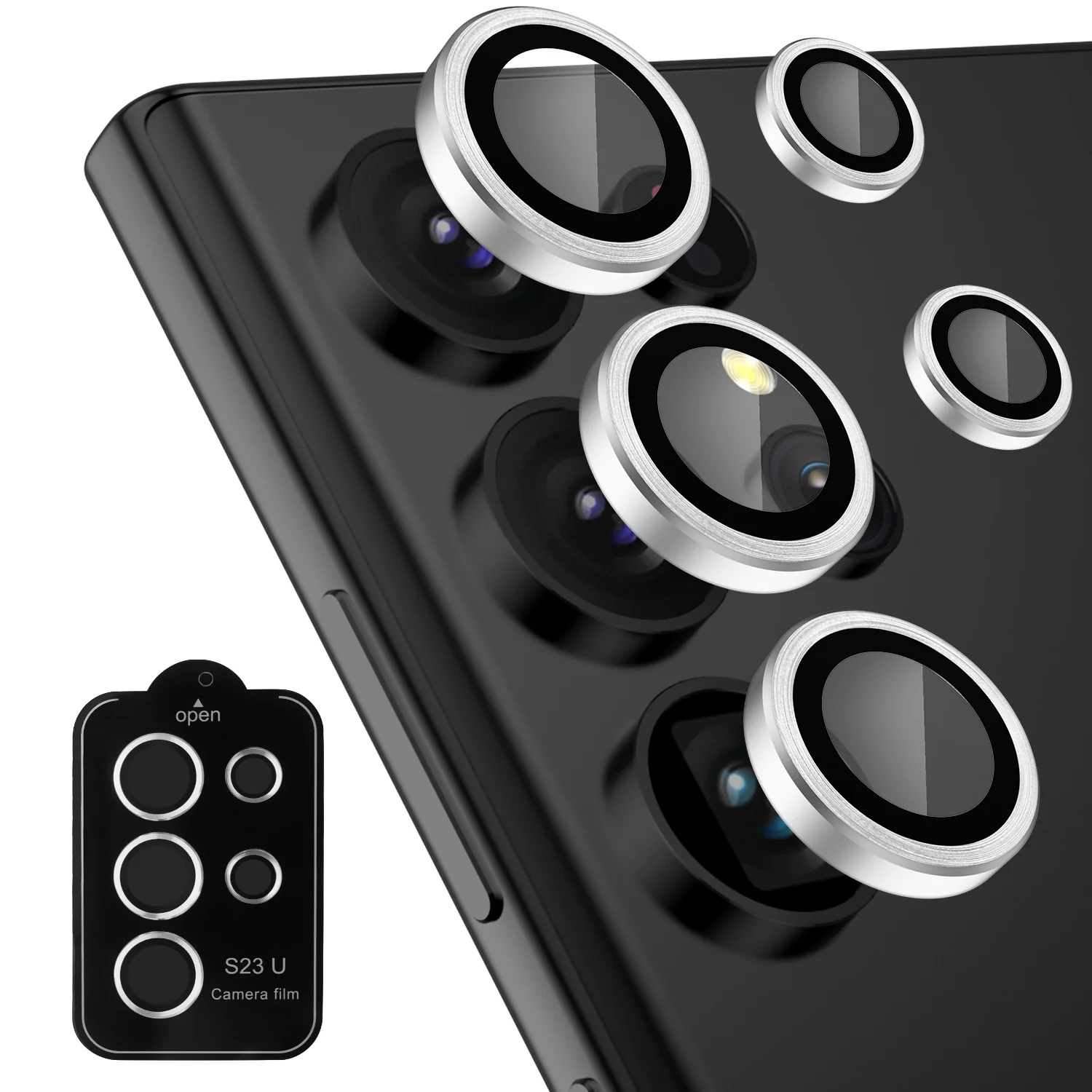 Tough On Samsung Galaxy S23 Ultra Rear Camera Lens Protector - Image 7