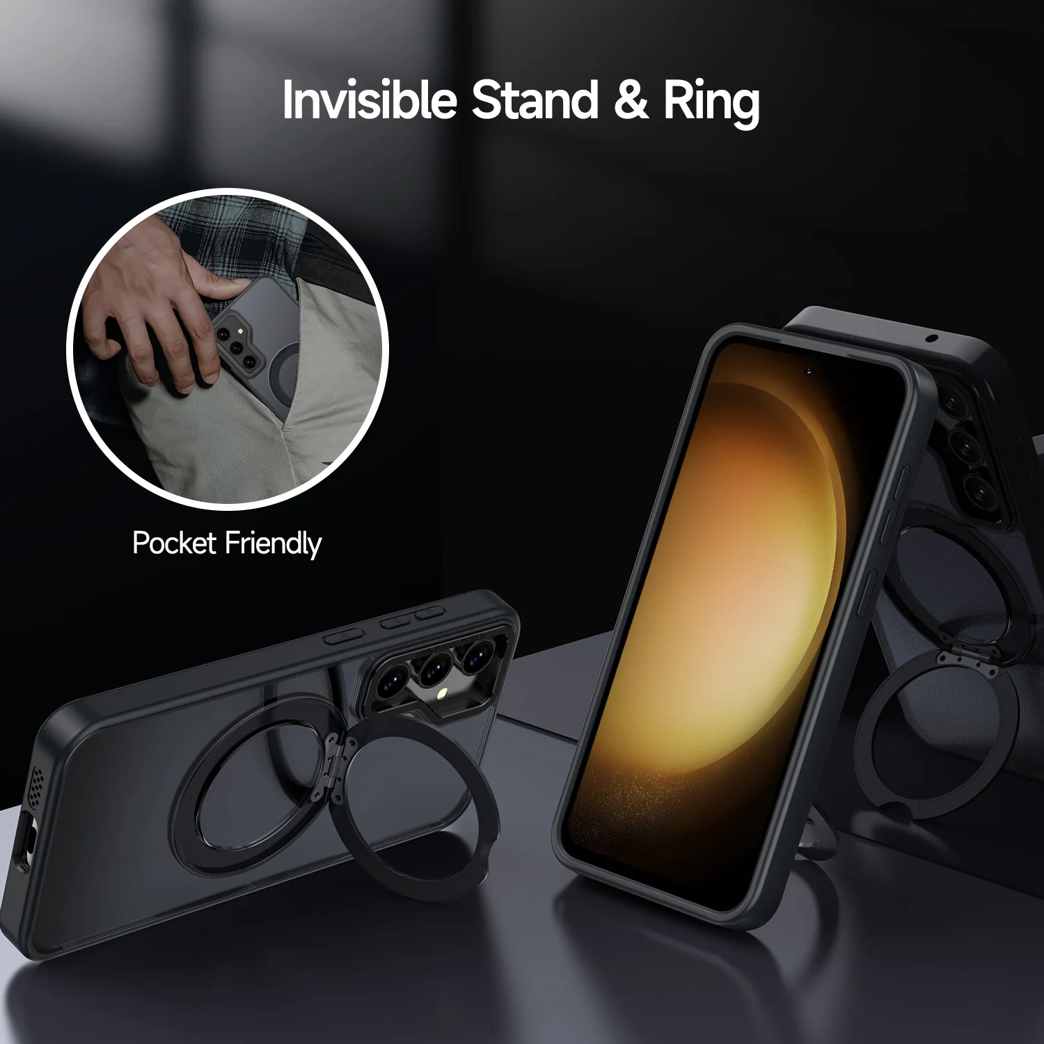 Tough On Samsung Galaxy S24 FE 5G Case 360° Rotate Stand With MagSafe - Image 2