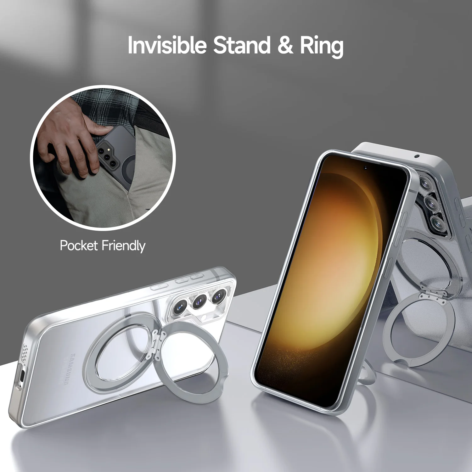 Tough On Samsung Galaxy S24 FE 5G Case 360° Rotate Stand With MagSafe - Image 8