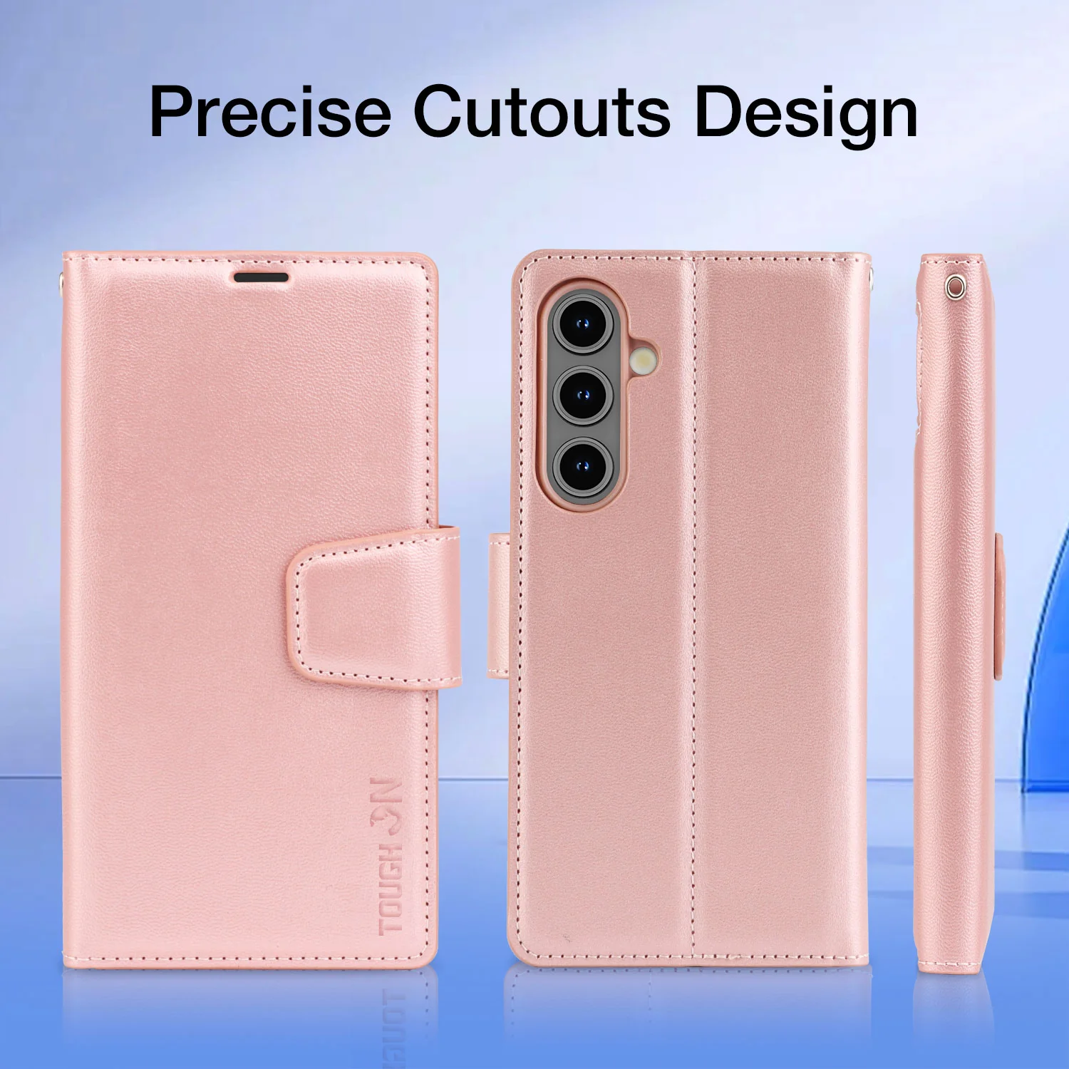 Tough On Samsung Galaxy S24 FE Flip Wallet Leather Case - Image 9